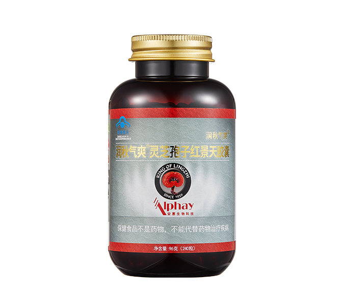 潤秋氣爽®靈芝孢子<br/>紅景天膠囊